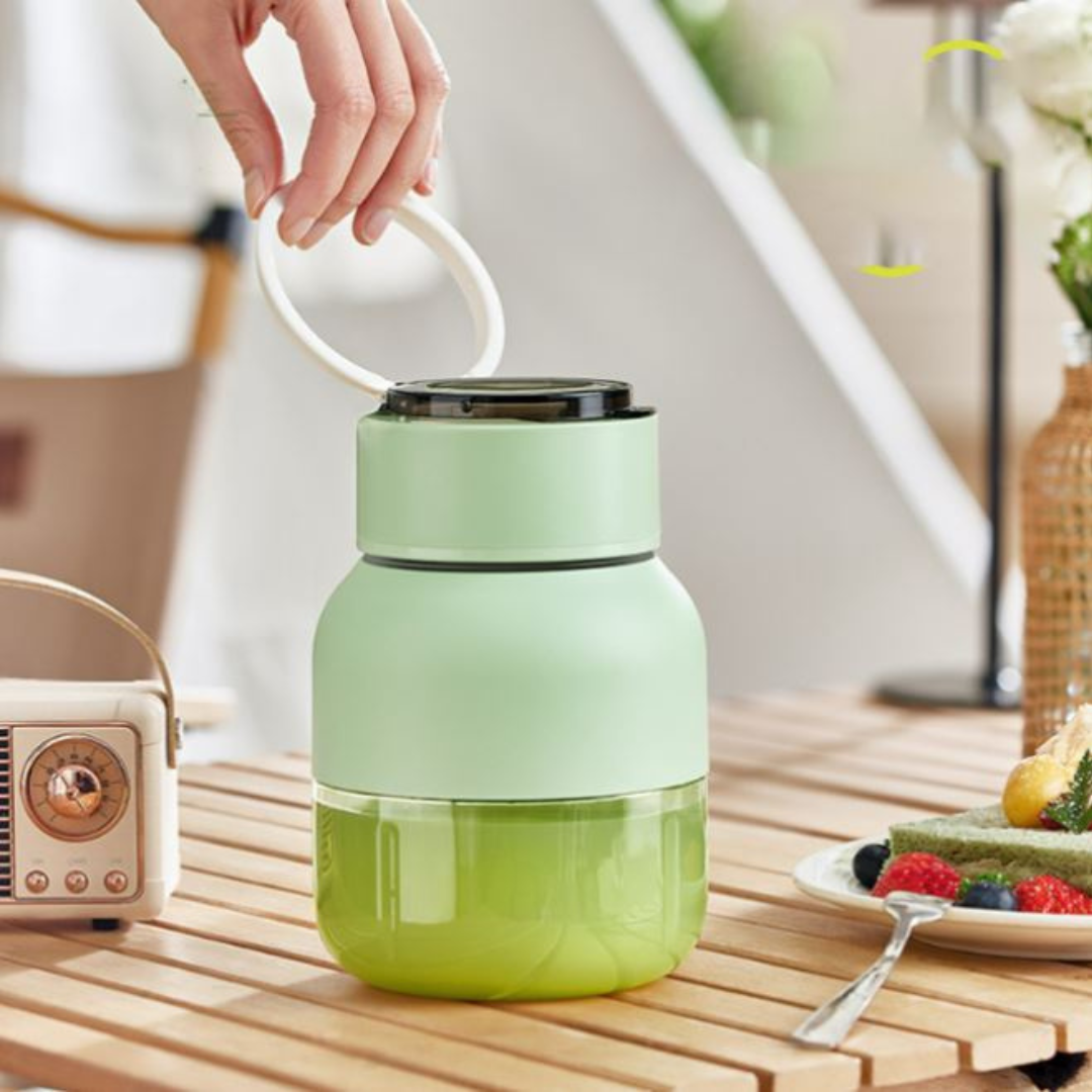 Bærbar 2-i-1 blender og juicer - BlendGo