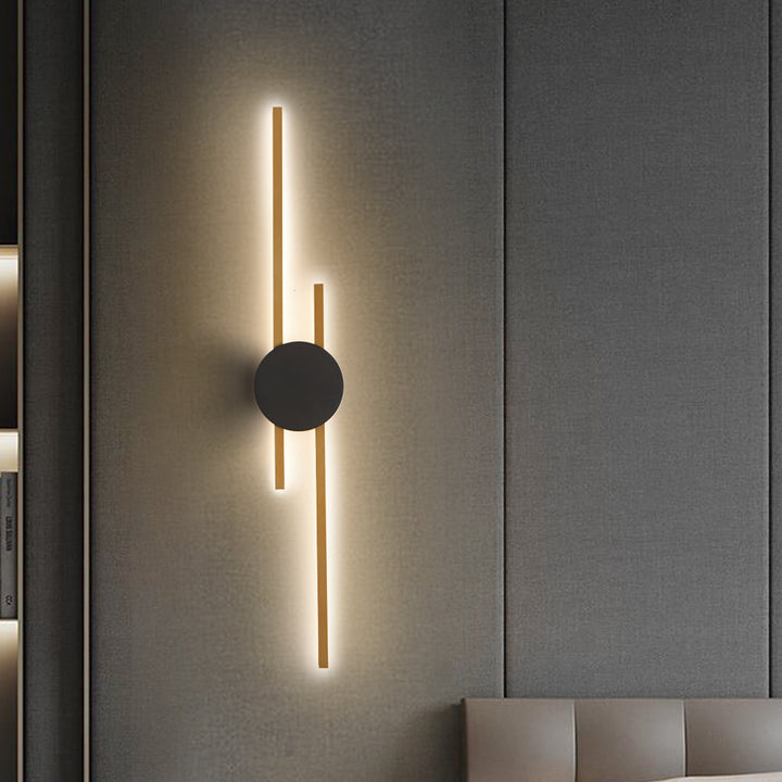 Moderne industriel LED-væglampe - LumoGlow