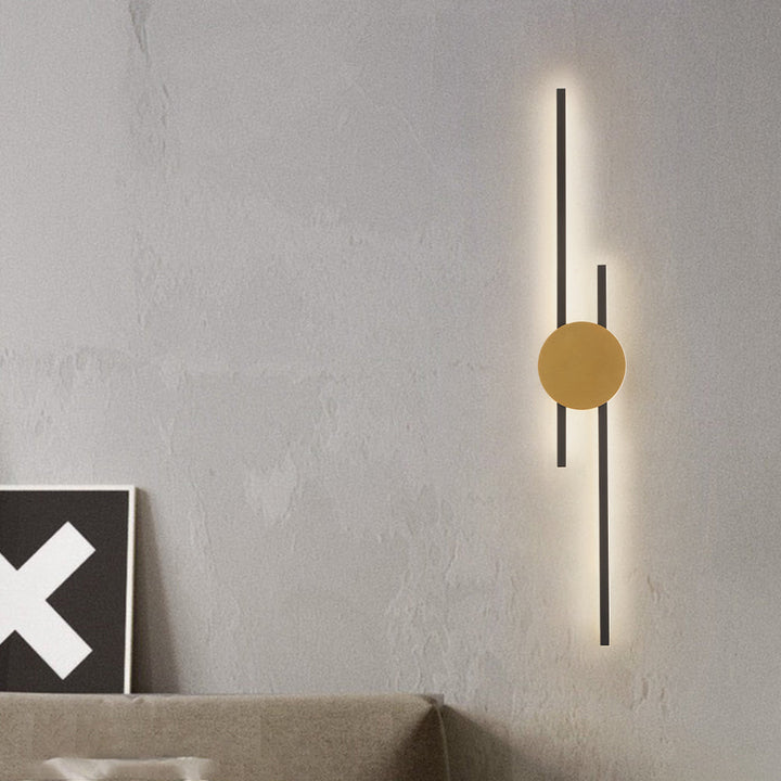 Moderne industriel LED-væglampe - LumoGlow
