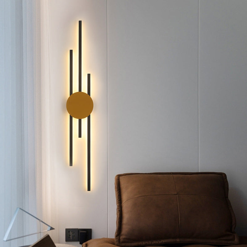 Moderne industriel LED-væglampe - LumoGlow