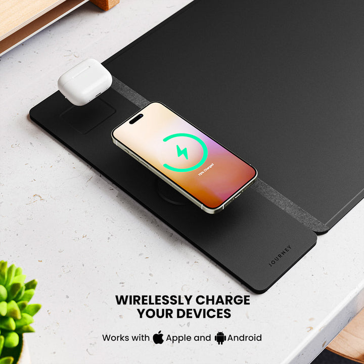 Drahtloses Aufladbares Schreibtischpad – ChargePad Flex