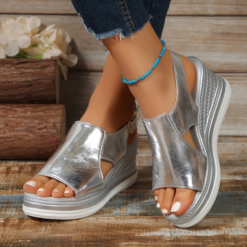 Stilvolle orthopädische Damensandalen mit Fransen – Tilda