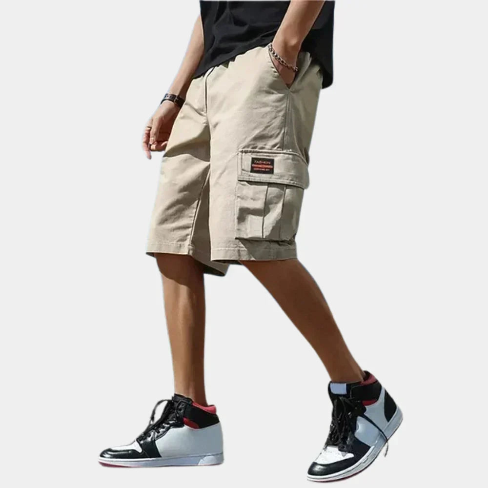 Short cotton cargo shorts – Finn