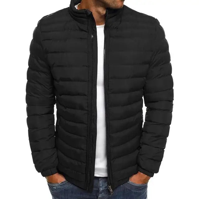 Men's transitional jacket with stand-up collar – Lennart