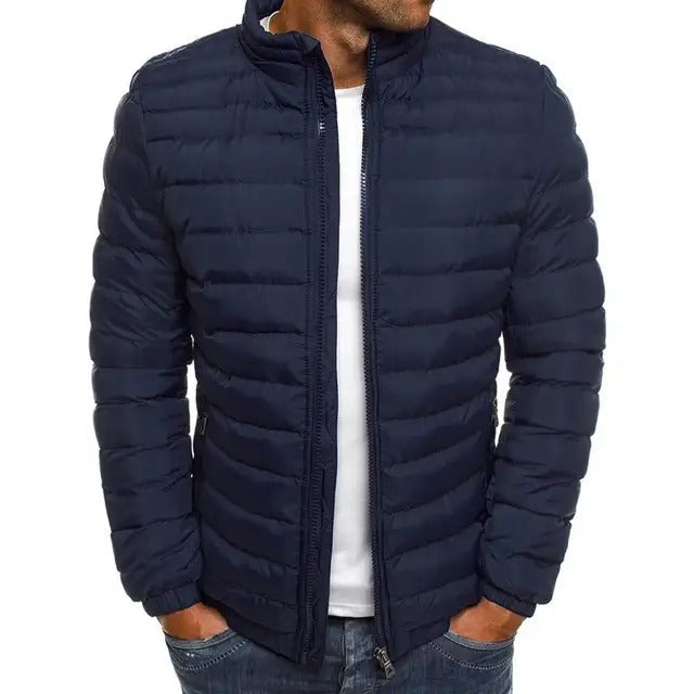 Men's transitional jacket with stand-up collar – Lennart
