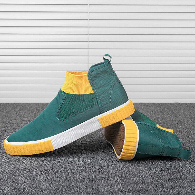 Herre canvas-sneakers med høyt skaft – Lennard