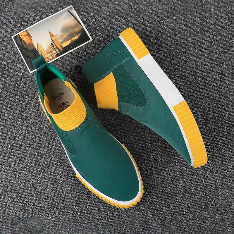 Herre canvas-sneakers med høyt skaft – Lennard