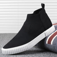 Herre canvas-sneakers med høyt skaft – Lennard