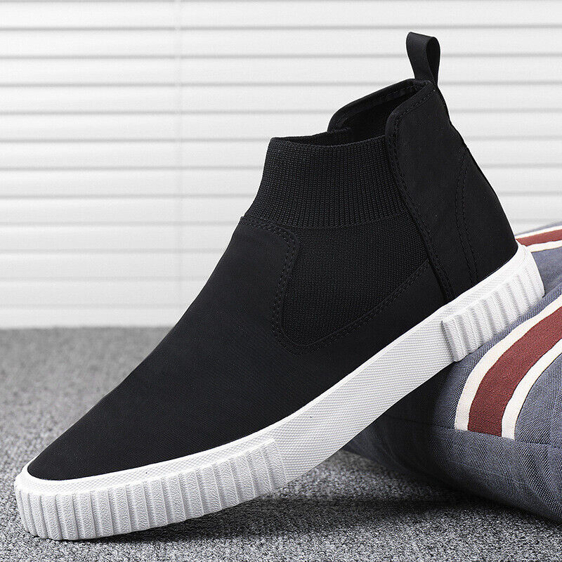 Herre canvas-sneakers med høyt skaft – Lennard