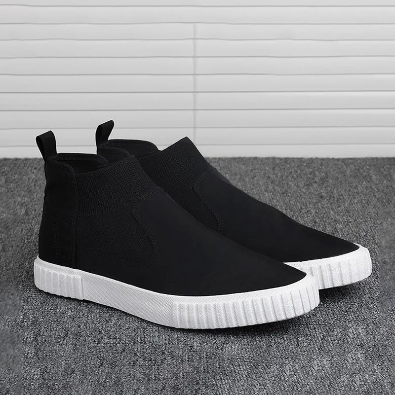 Herre canvas-sneakers med høyt skaft – Lennard