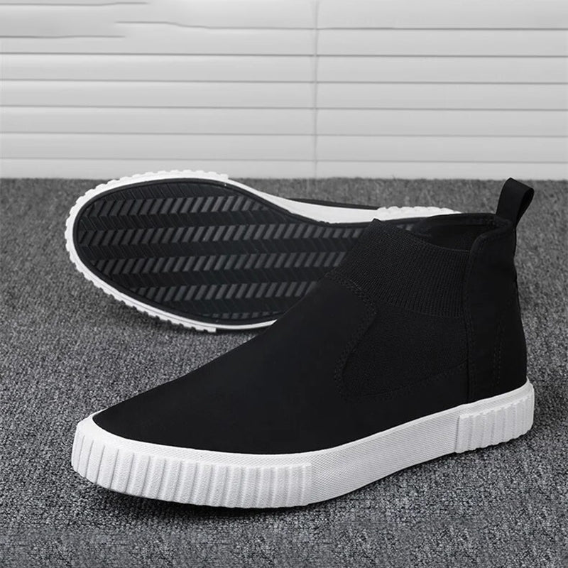 Herre canvas-sneakers med høyt skaft – Lennard