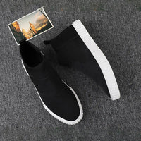 Herre canvas-sneakers med høyt skaft – Lennard