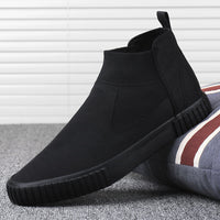 Herre canvas-sneakers med høyt skaft – Lennard