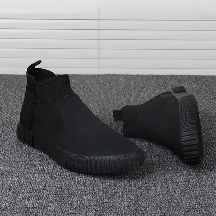 Herre canvas-sneakers med høyt skaft – Lennard