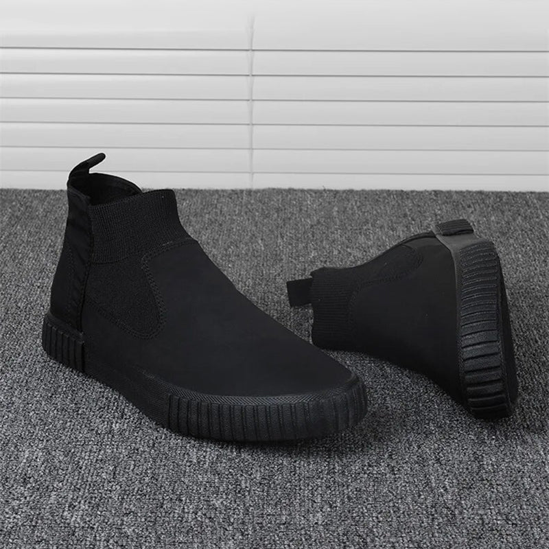 Herre canvas-sneakers med høyt skaft – Lennard