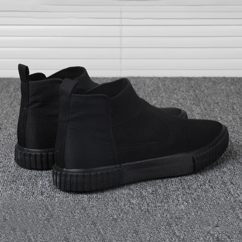 Herre canvas-sneakers med høyt skaft – Lennard