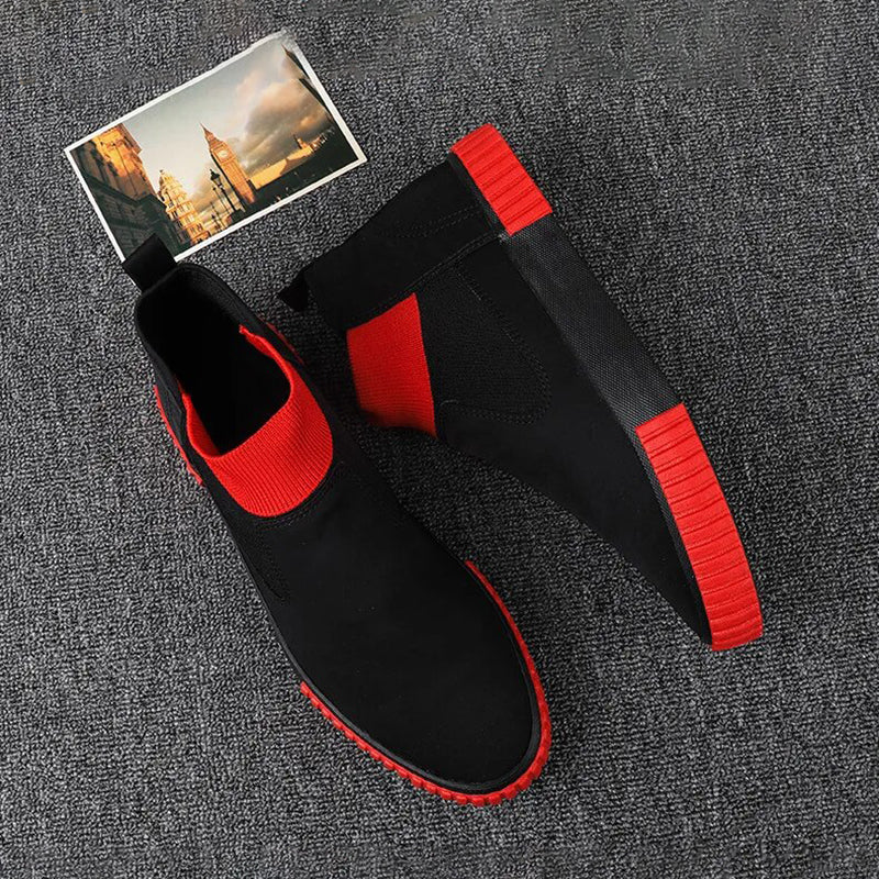 Herre canvas-sneakers med høyt skaft – Lennard