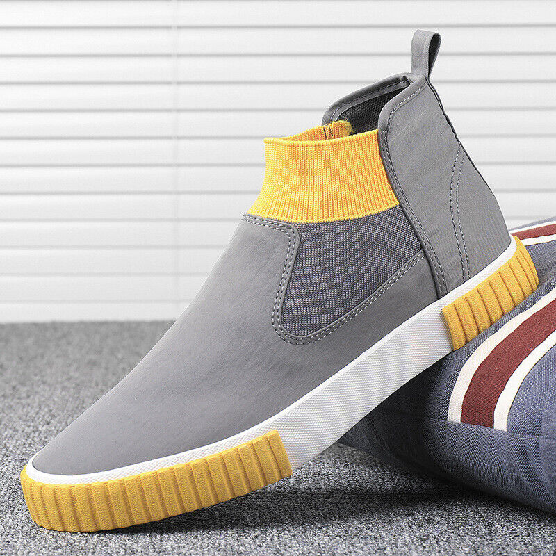 Herre canvas-sneakers med høyt skaft – Lennard