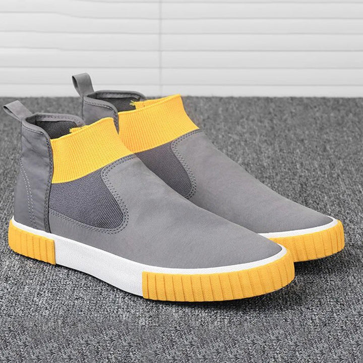Herre canvas-sneakers med høyt skaft – Lennard