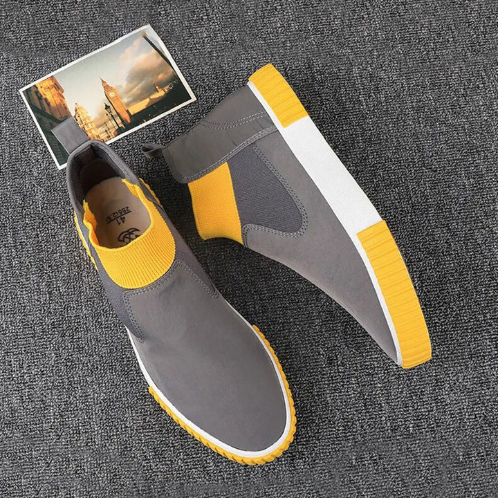 Herre canvas-sneakers med høyt skaft – Lennard