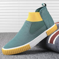 Herre canvas-sneakers med høyt skaft – Lennard