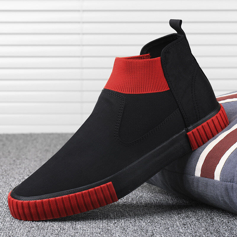 Herre canvas-sneakers med høyt skaft – Lennard
