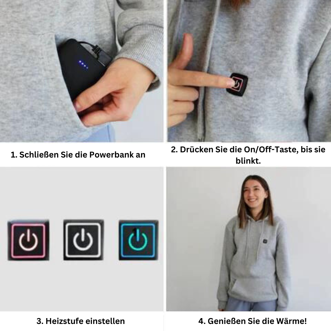 Heated Unisex Hoodie - ThermaHoodie