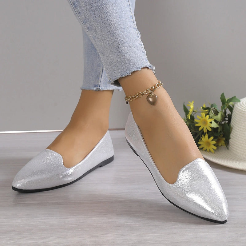 Elegante blonder ballerinaer med stretch - Vivienne