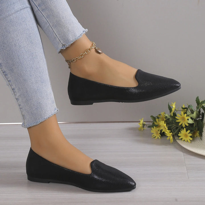 Elegante blonder ballerinaer med stretch - Vivienne