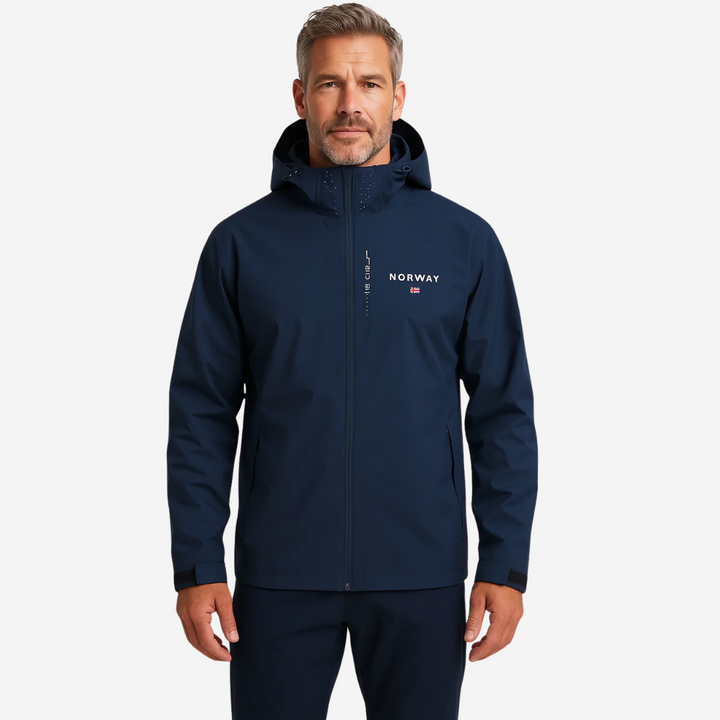 Chaqueta de exterior para hombre ligera y transpirable con capucha desmontable – Elian