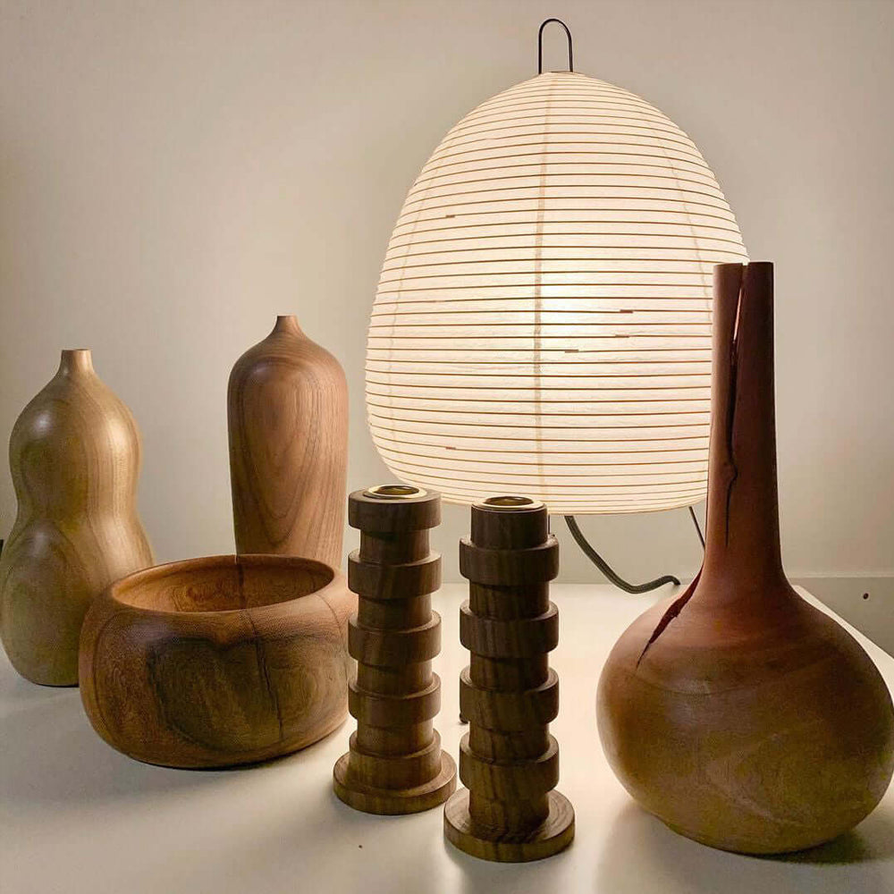 Japanese Paper Table Lamp - Yumi