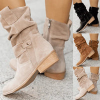 Trendy Women's Autumn Heeled Boots – Elif