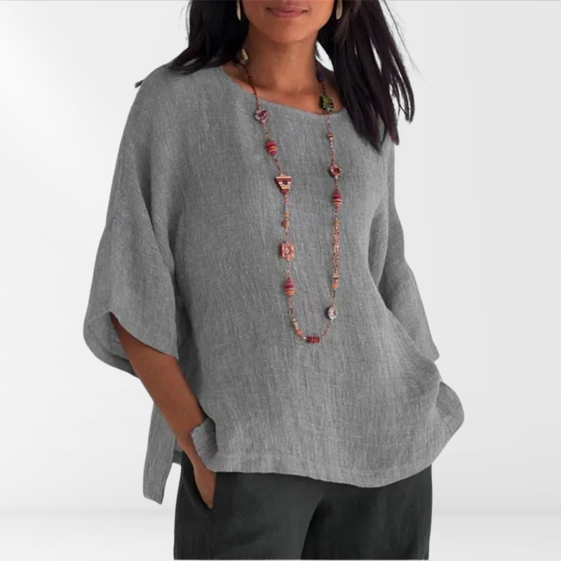 Airy women's shirt with long sleeves – Mae
