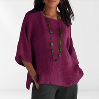 Airy women's shirt with long sleeves – Mae