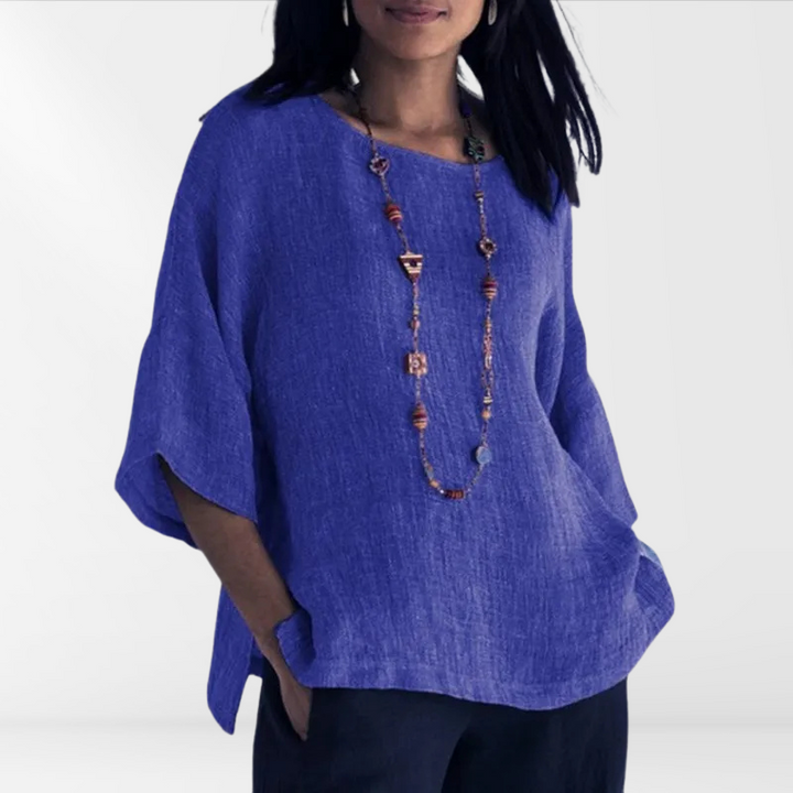 Airy women's shirt with long sleeves – Mae