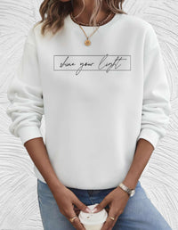 Suéter oversized para mujer con cuello redondo - Luna