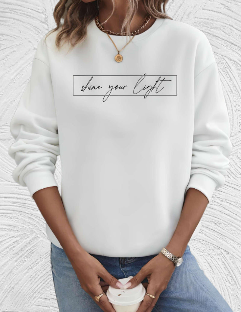 Suéter oversized para mujer con cuello redondo - Luna