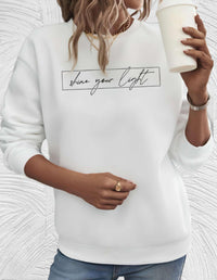 Suéter oversized para mujer con cuello redondo - Luna