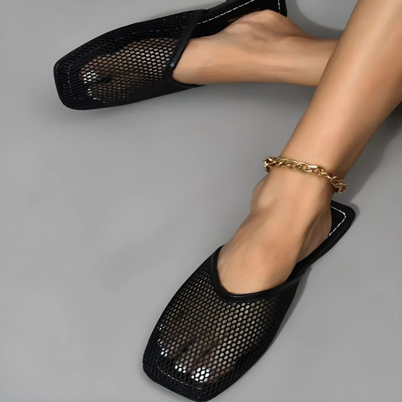 Women's mesh slip-on shoes with closed toe – Odessa