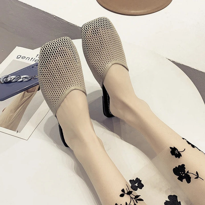 Women's mesh slip-on shoes with closed toe – Odessa