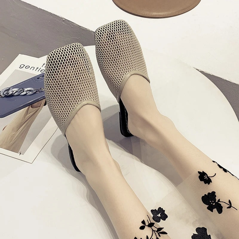 Women's mesh slip-on shoes with closed toe – Odessa