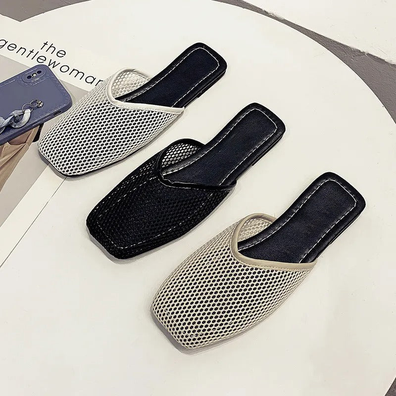 Women's mesh slip-on shoes with closed toe – Odessa