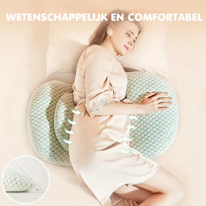 Almohada de embarazo para soporte óptimo - MamaComfort