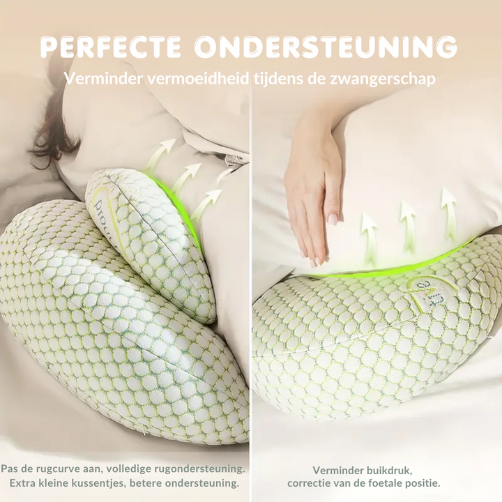 Almohada de embarazo para soporte óptimo - MamaComfort