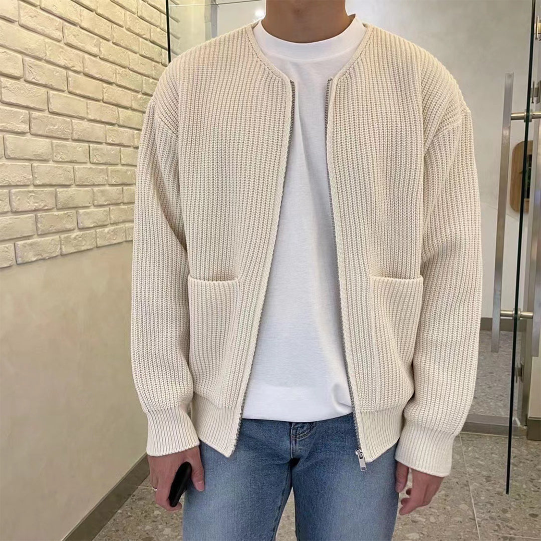 Trendy herrevest med glidelås - Lorenzo