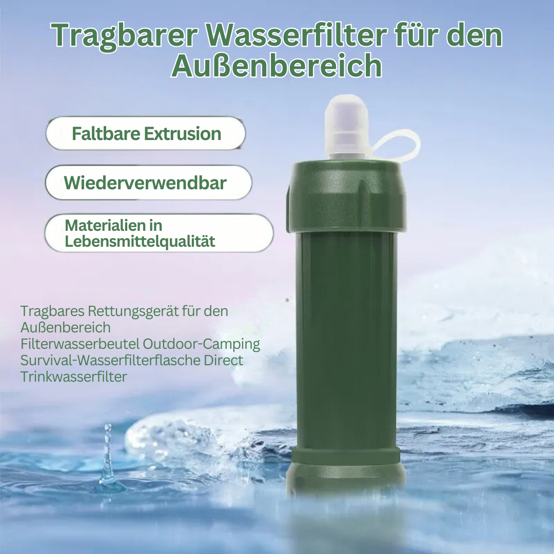 Portable Emergency Water Filter - AquaSurvive
