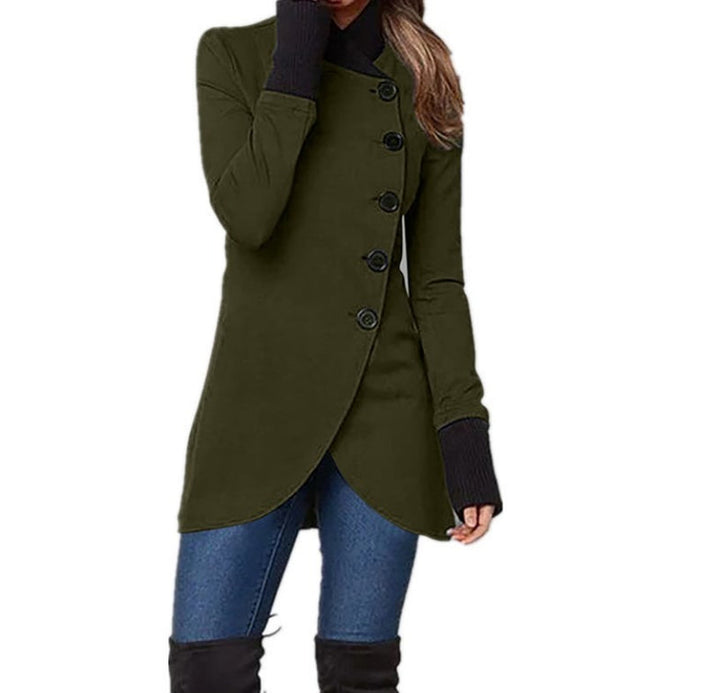 Women's Mid-Layer Jacket with Asymmetric Closure – Isabella