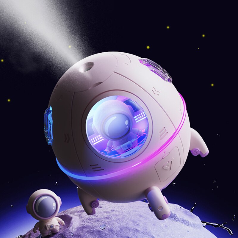 Portable Astronaut Humidifier with Night Light & Aroma Diffuser – AstroMist