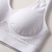 Atmungsaktiver Mesh Sport BH - Makayla