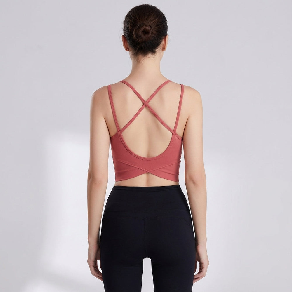 Atmungsaktiver Trainingscrop Aus Elastan - Iris